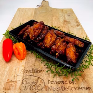 Gegrilde vleugels ketjap, per 100 gram