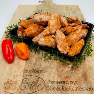 Kippenvleugels gekruid, per 100 gram