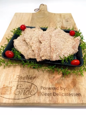 Kipschnitzel naturel, per 100 gram