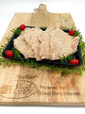 Kipschnitzel naturel, per 100 gram