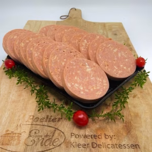 Kipburger schijf kaas, per stuk