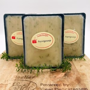 Asperge soep diepvries 900 cc, per stuk