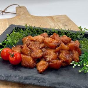Kipfondue blokjes gemarineerd, per 100 gram