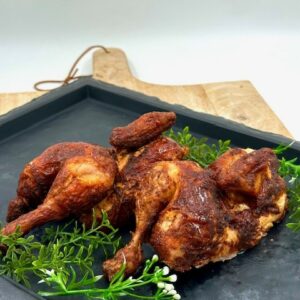 Gegrilde halve kip, per 100 gram