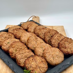 Gegaarde Kip grillburger, per stuk