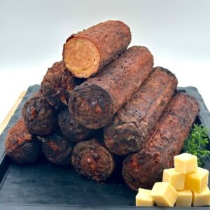 Kaas Grillworst, per 100 gram