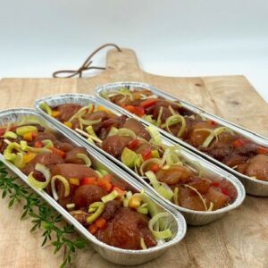 Knoflook saté, per 100 gram