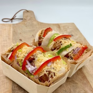 mini Pita broodje gevuld pittig, per stuk